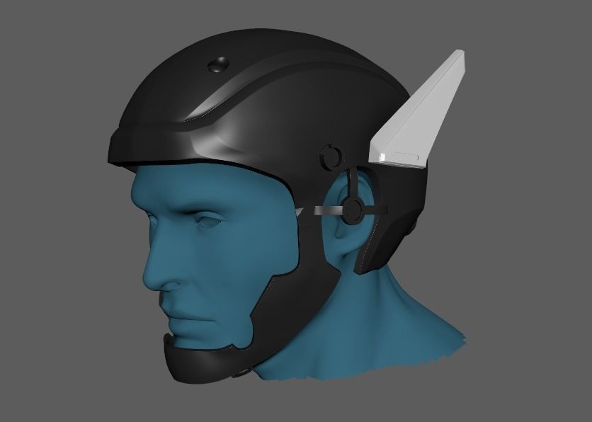 Genji Helmet Overwatch 3D print model_9