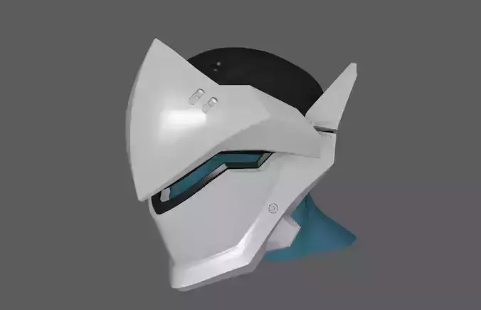 Genji Helmet Overwatch 3D print model