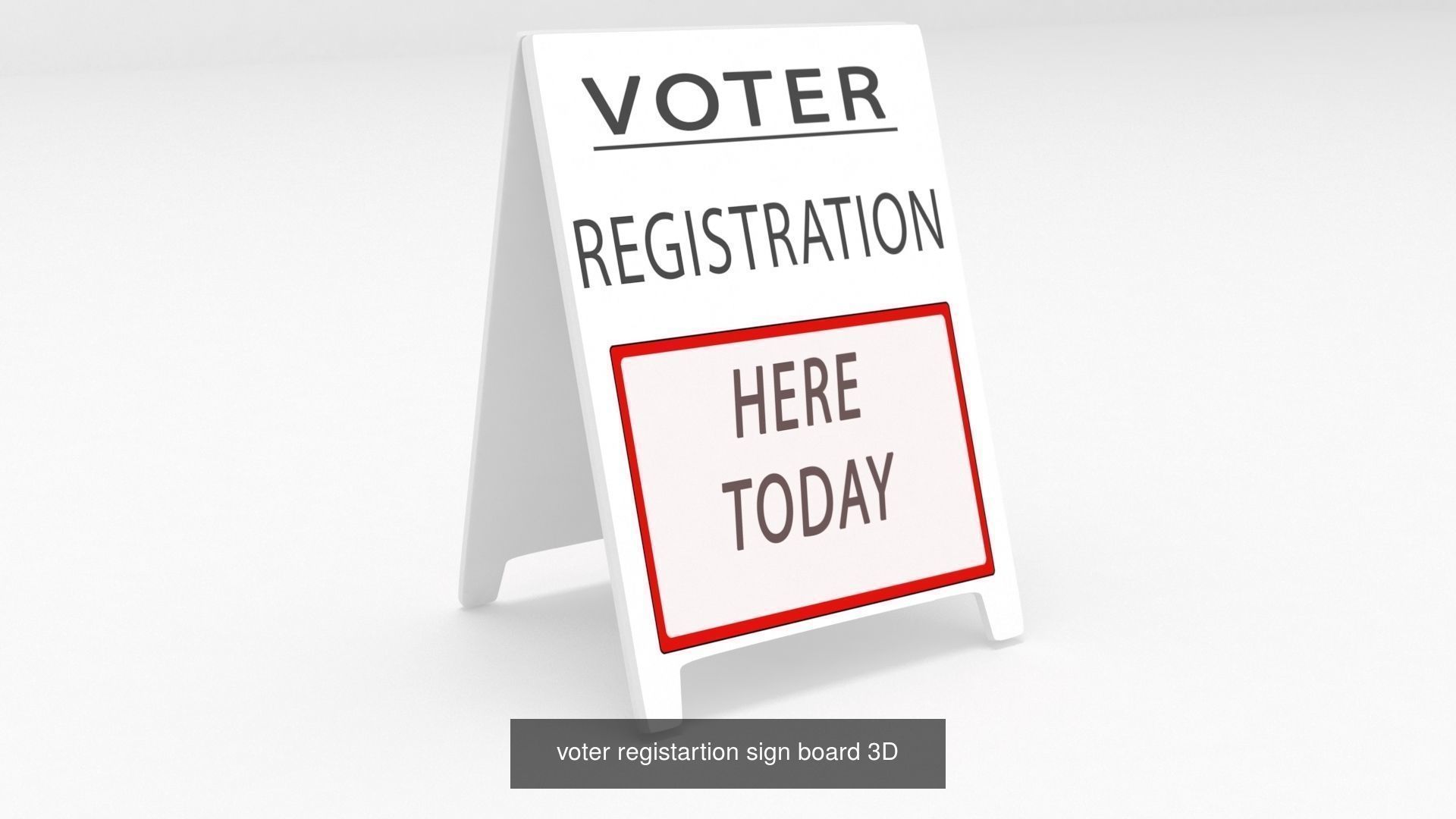 voting election set USA  3D Model Collection_7