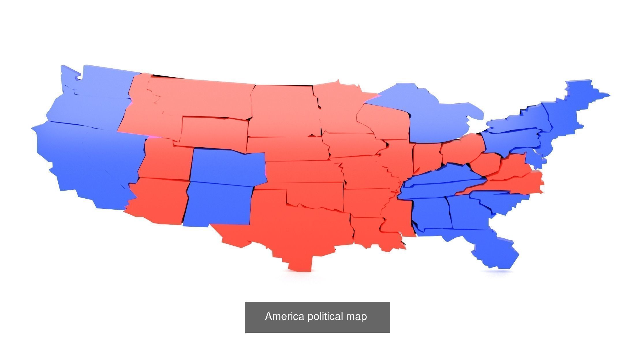 voting election set USA  3D Model Collection_6