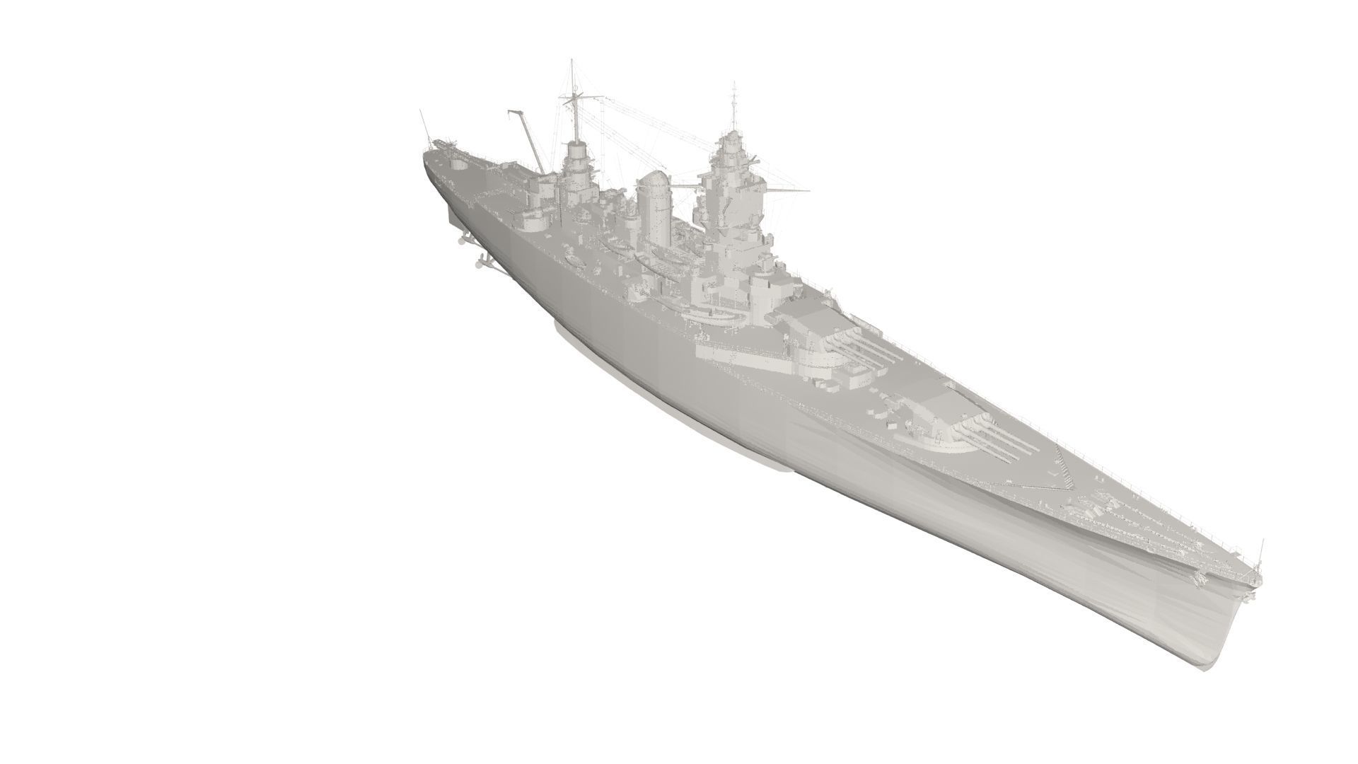 Military Ship 3D model_2