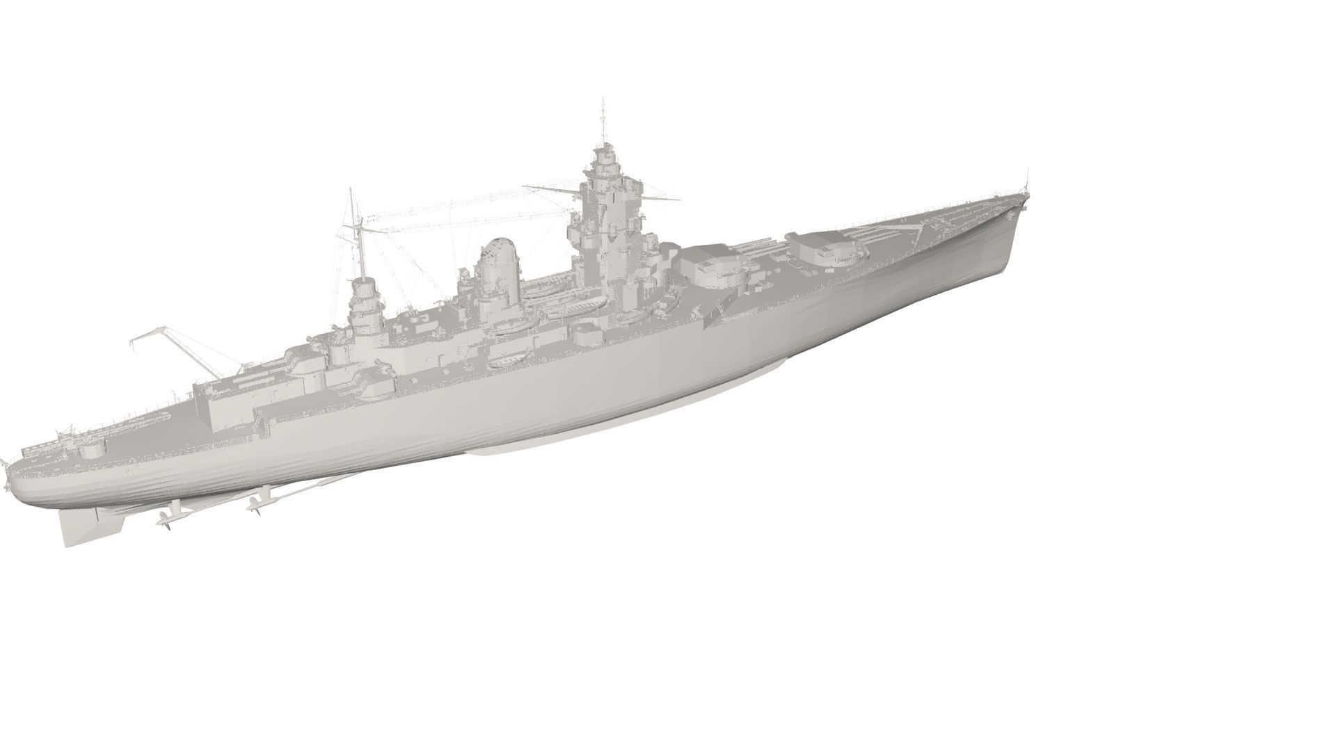 Military Ship 3D model_4