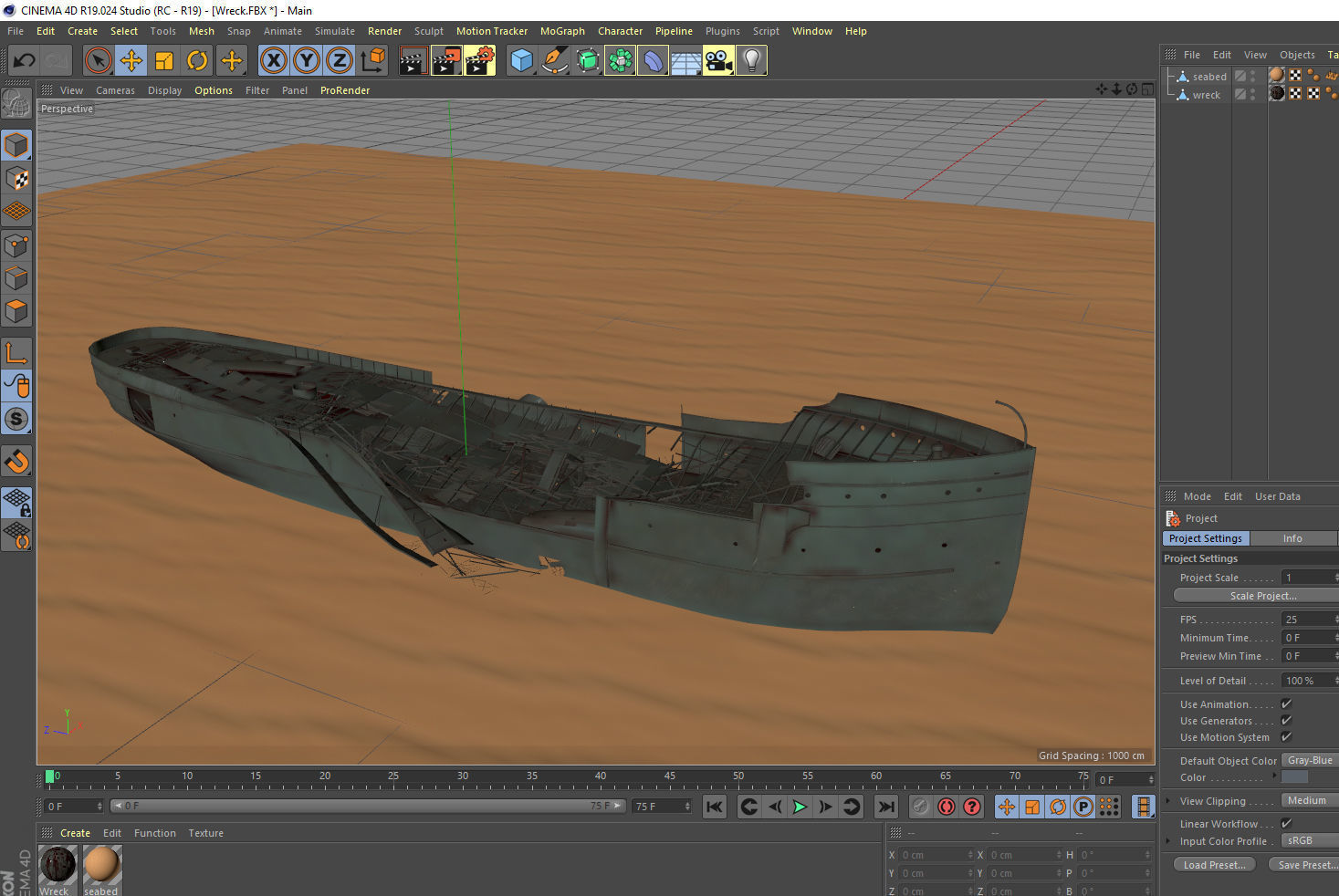 Ship wreck steamer 3D model_11