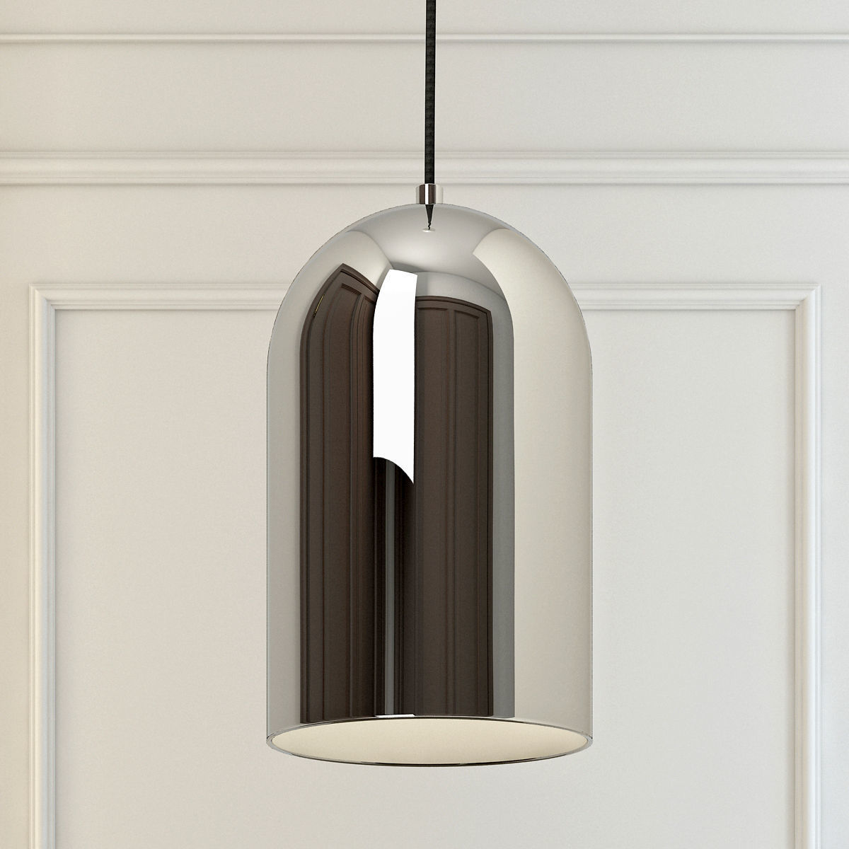 Hanging lamp corp diameter 18 3D model_1