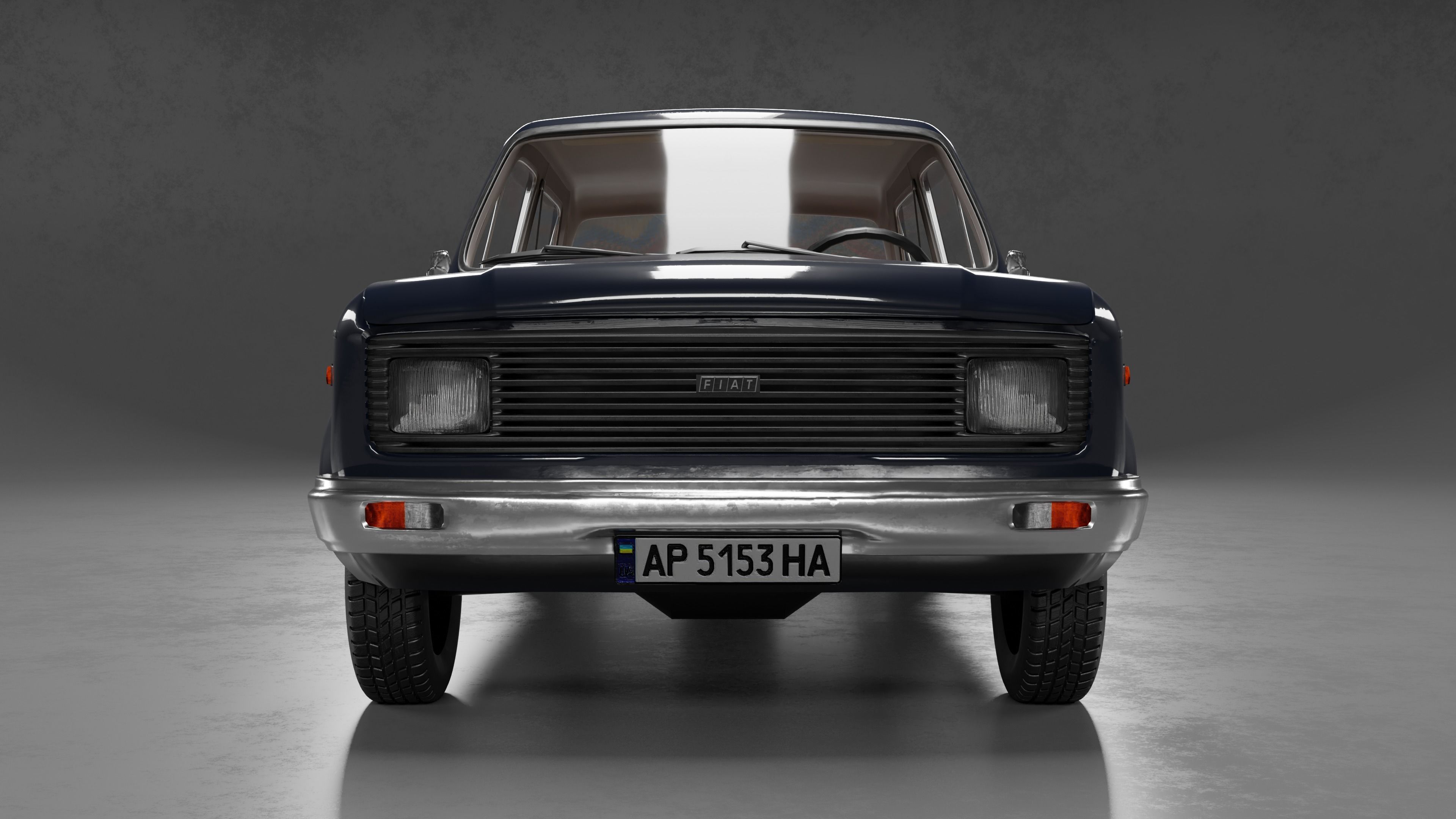 Fiat 128 1976 3D Model 3D model_5