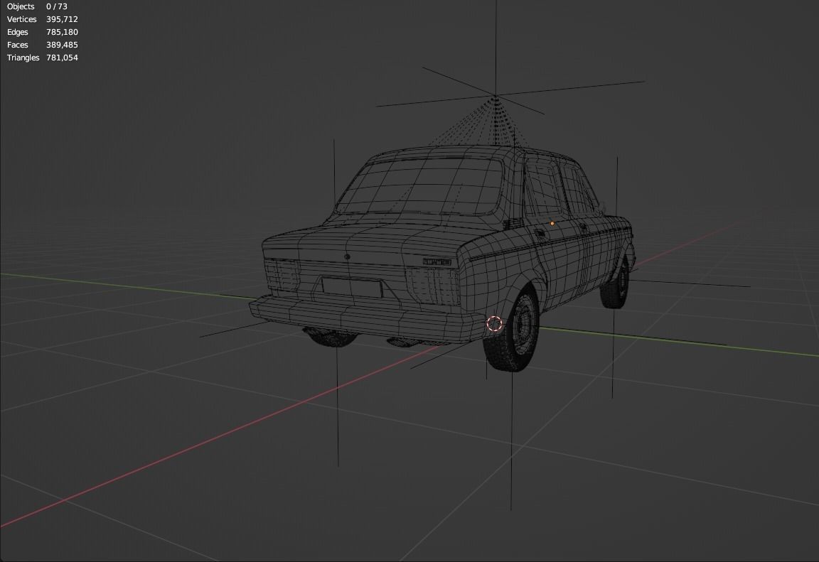 Fiat 128 1976 3D Model 3D model_10