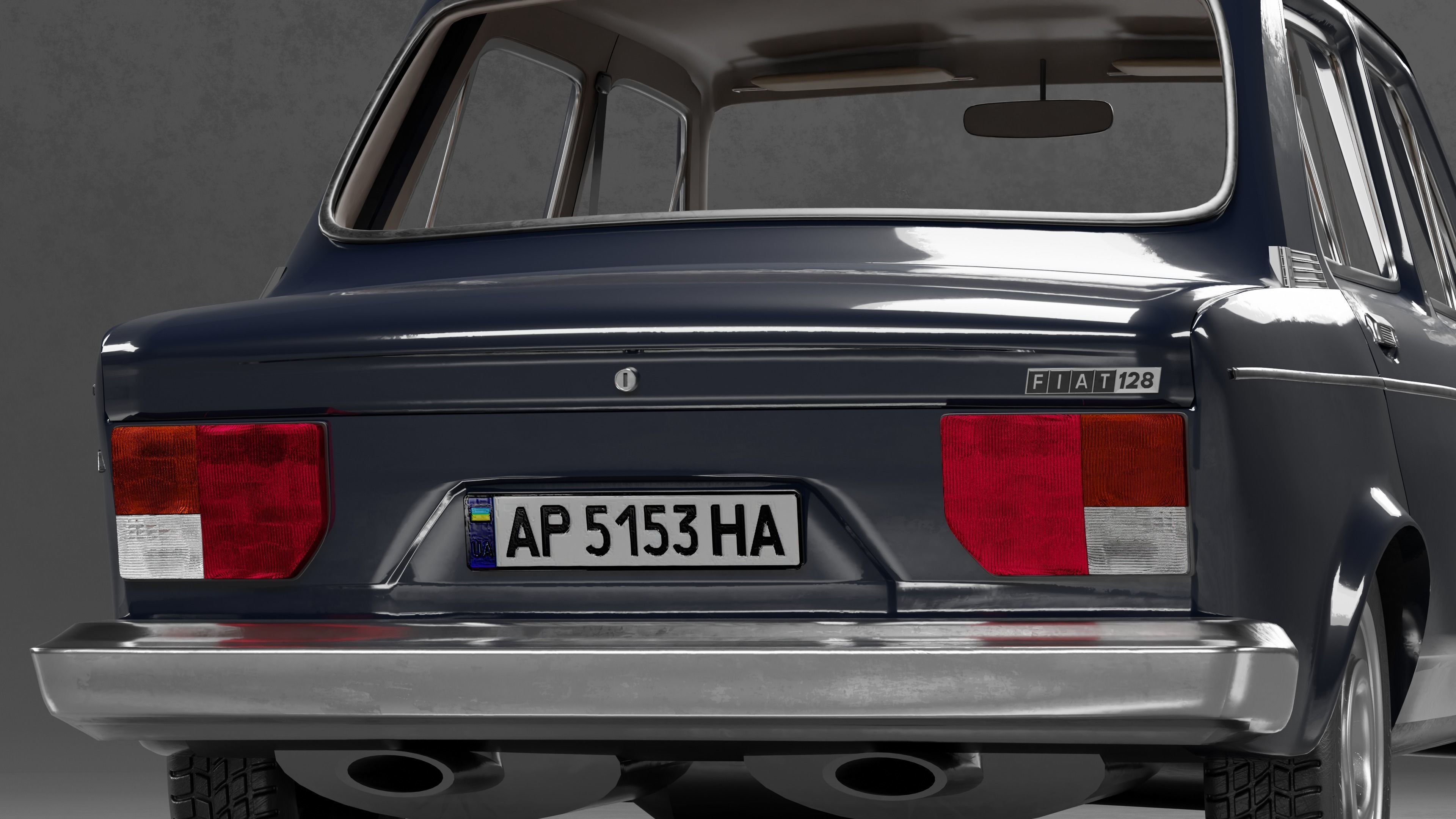 Fiat 128 1976 3D Model 3D model_3