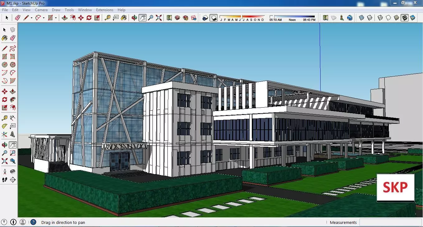 Sketchup Library M1 3D model_0