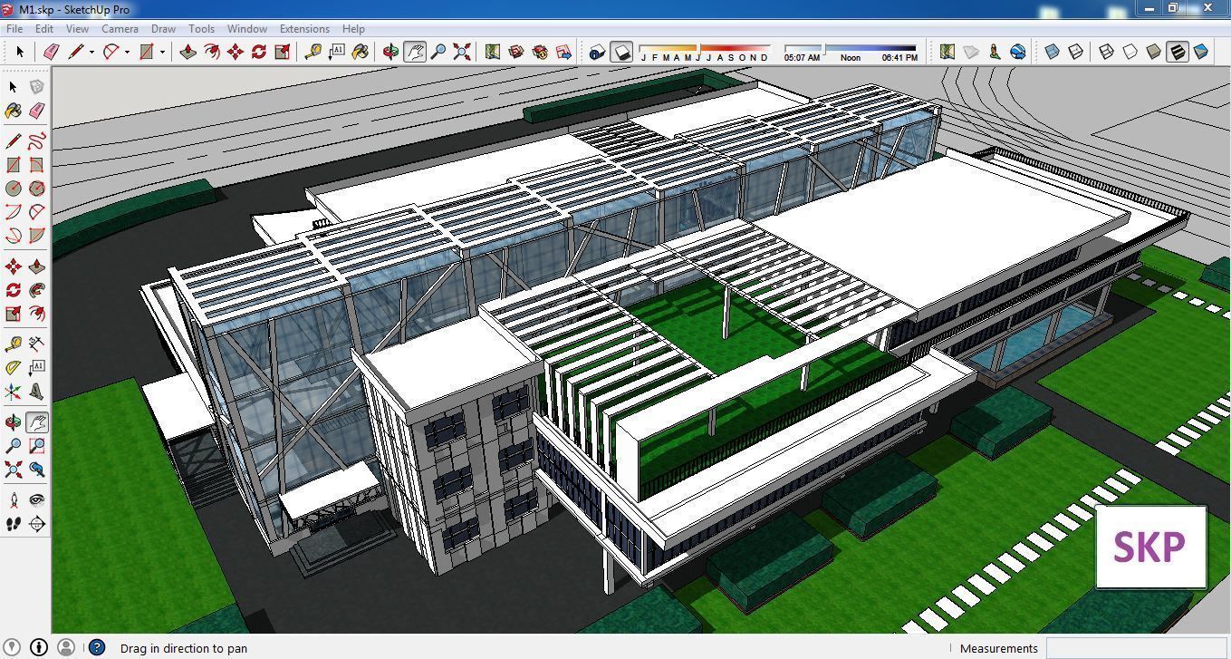 Sketchup Library M1 3D model_3