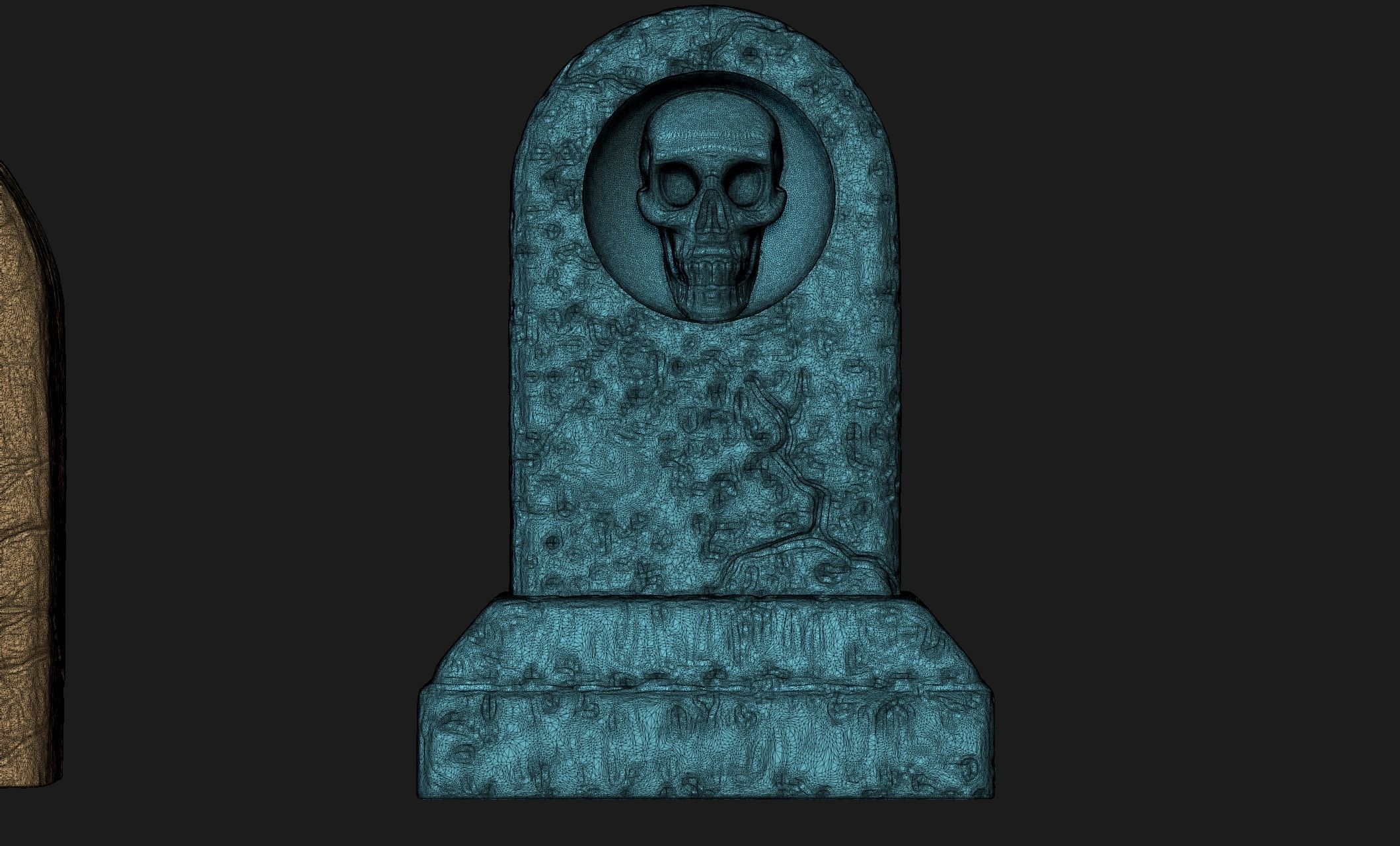 Tombstones-10 variants - 1-56 -28mm - Dioramas-Railway-Wargames Free 3D print model_18