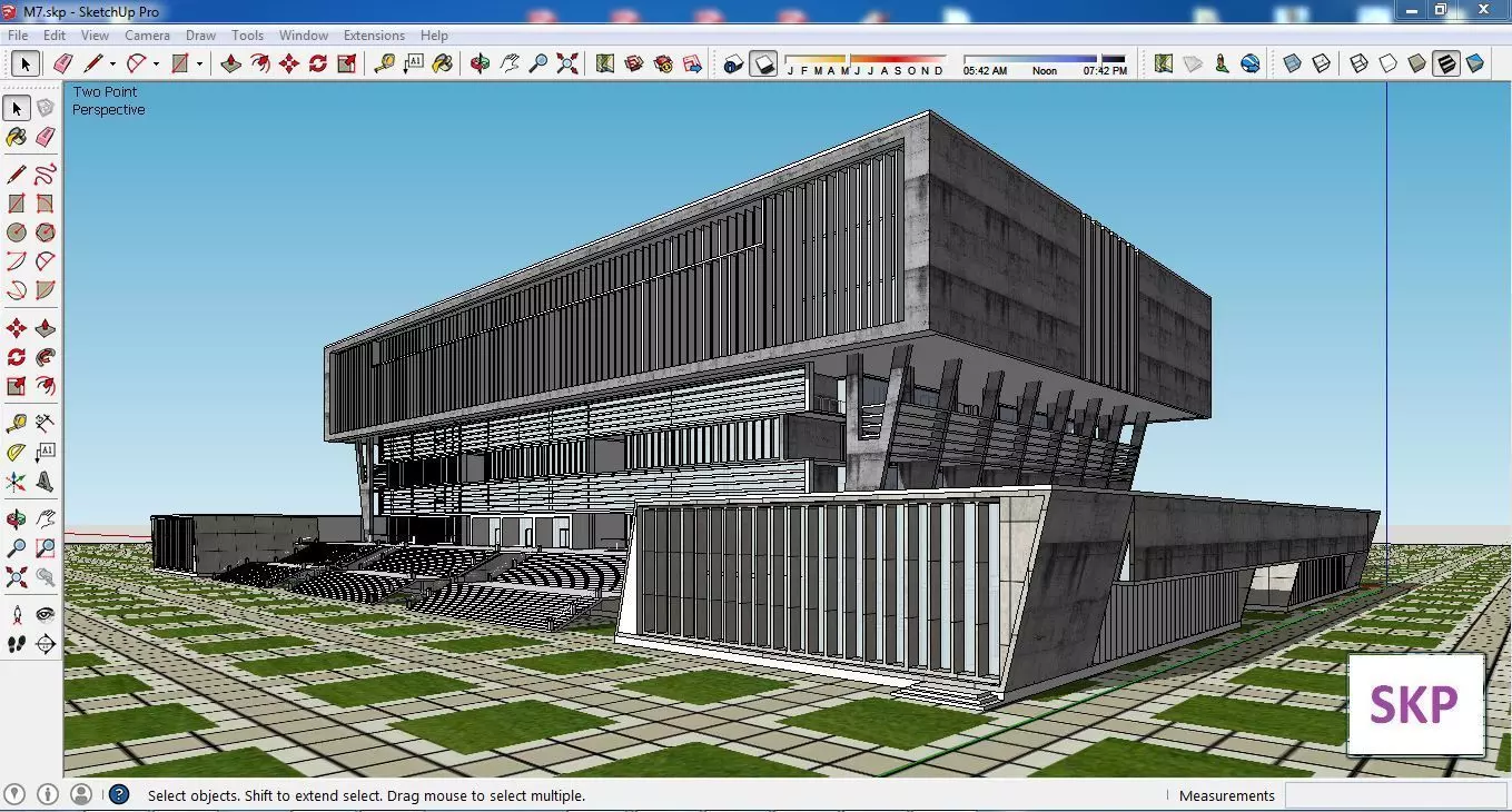 Sketchup Library M7 3D model_0