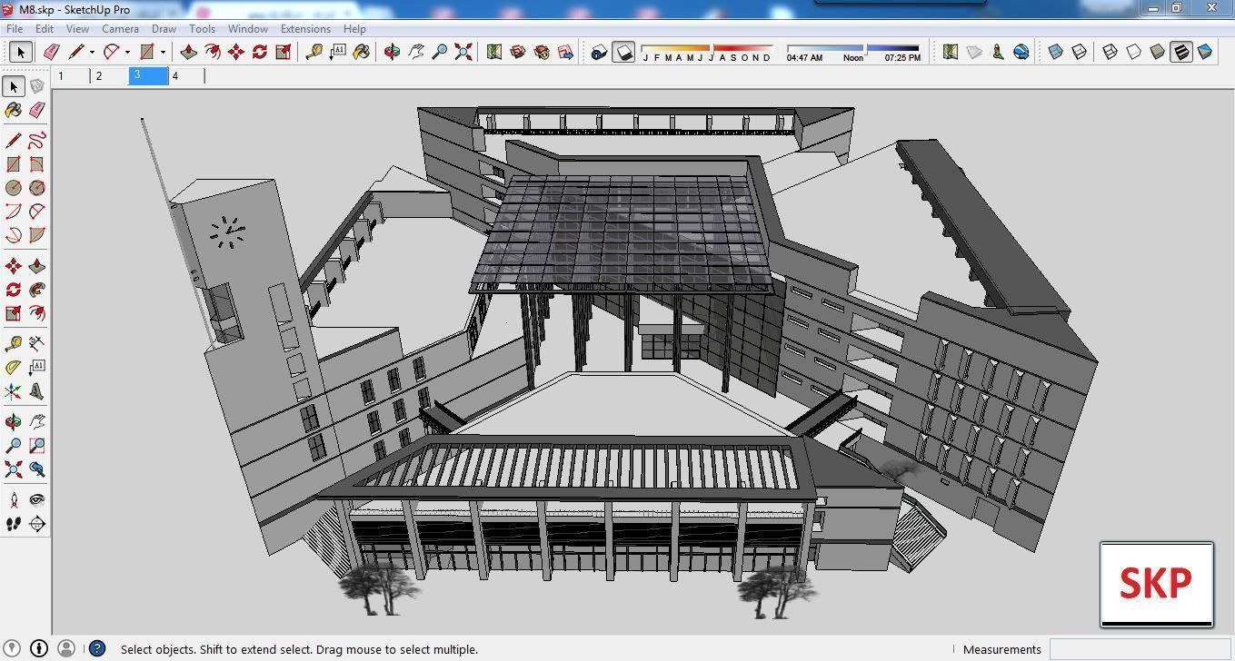 Sketchup Library M8 3D model_1