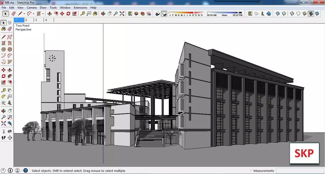 Sketchup Library M8 3D model_0