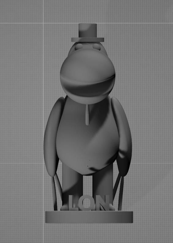 Mini-characters girl in cage 3D print model_12