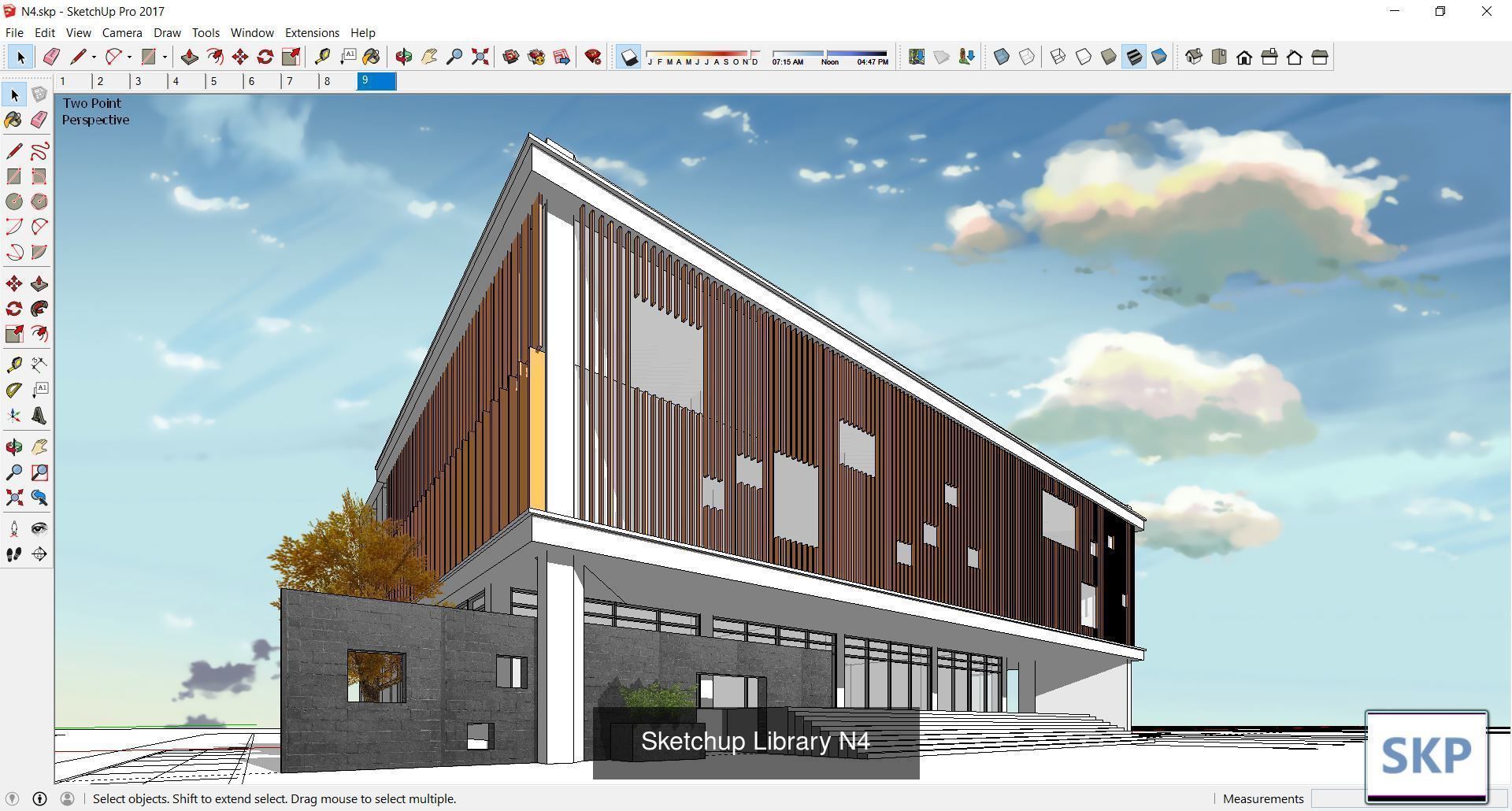 Collection 24 Sketchup Hospital and Library models _30