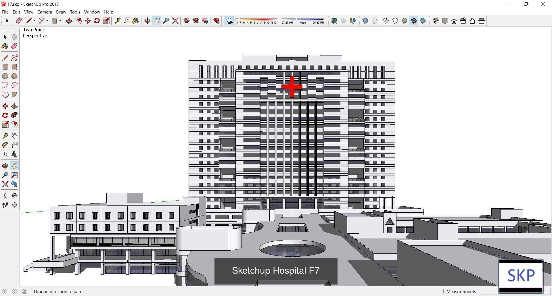 Collection 24 Sketchup Hospital and Library models _13