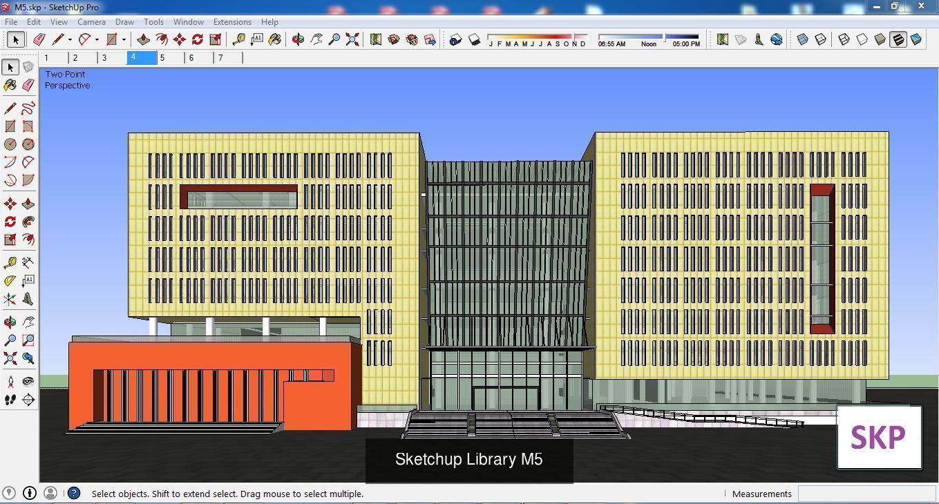 Collection 24 Sketchup Hospital and Library models _21