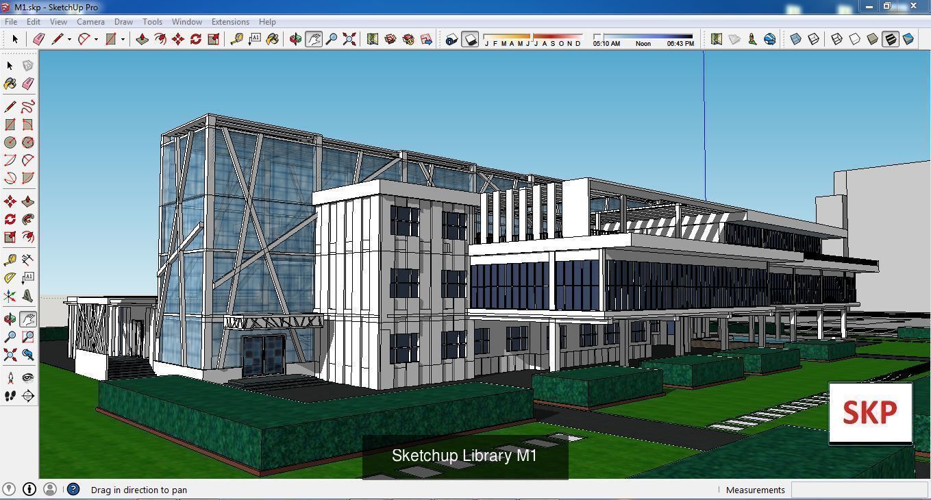 Collection 24 Sketchup Hospital and Library models _17