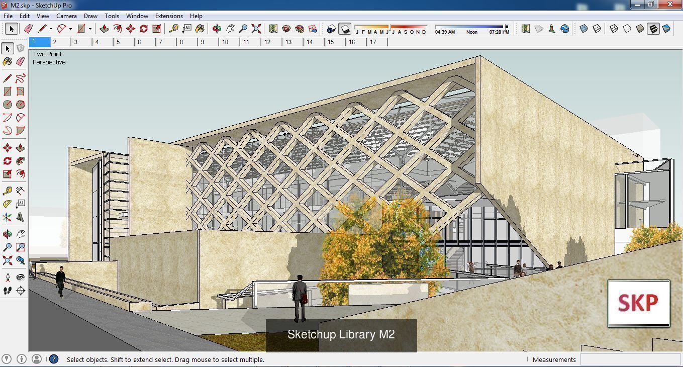 Collection 24 Sketchup Hospital and Library models _18