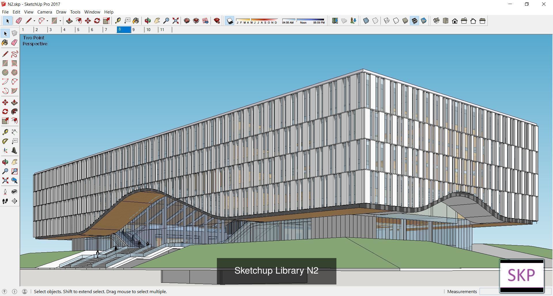 Collection 24 Sketchup Hospital and Library models _28