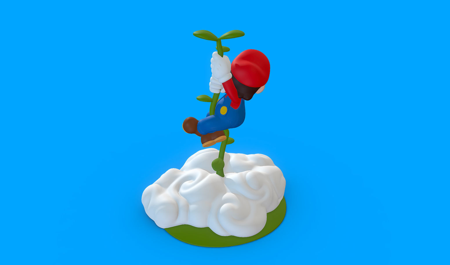Super Mario - 3D print 3D print model_3