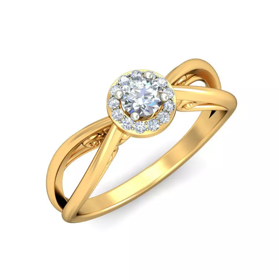 elegant luxury ring 3D print model