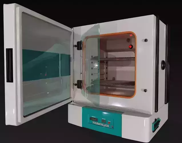 Incubators laboratory incubator Low-poly 3D model