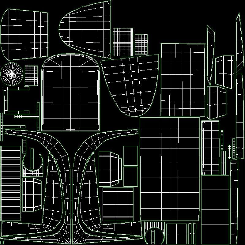 Microscope Low-poly 3D model_13