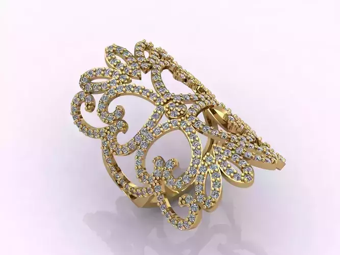 Long Ring With Stone Women Ring 3DM 7