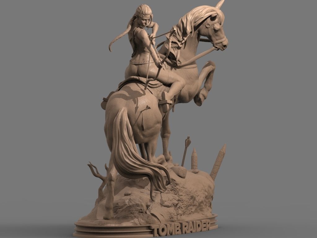 Lara Croft NSFW 3D Print 3D print model_5