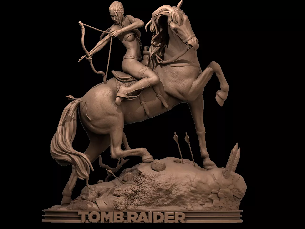 Lara Croft NSFW 3D Print 3D print model_0