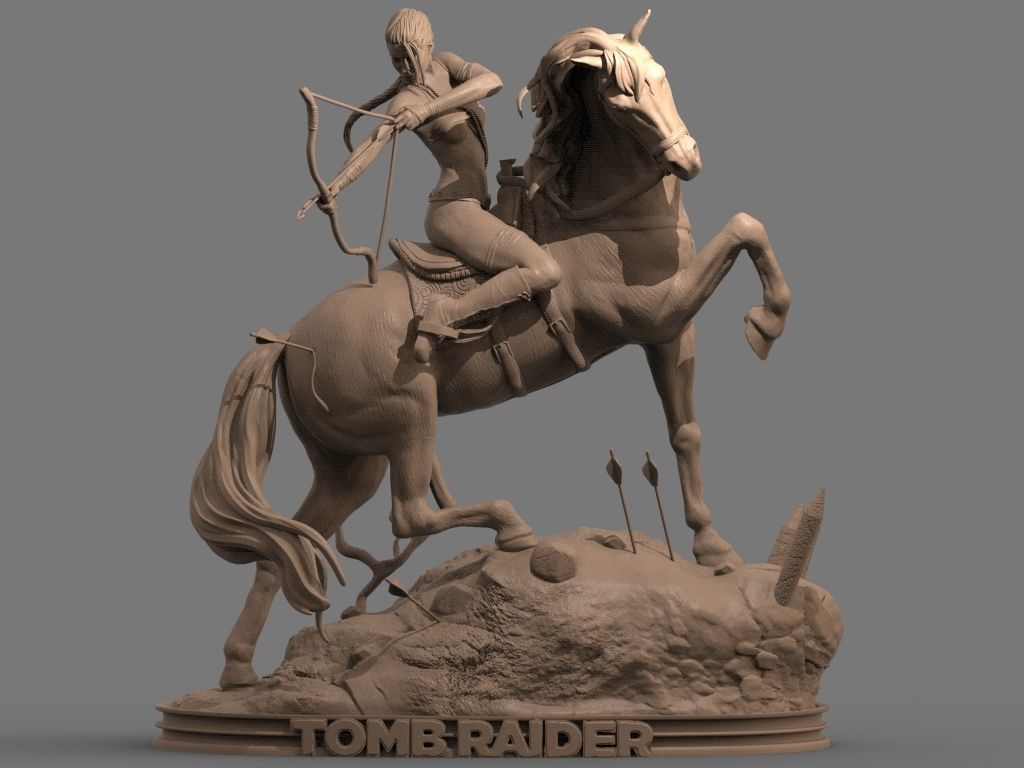 Lara Croft NSFW 3D Print 3D print model_2