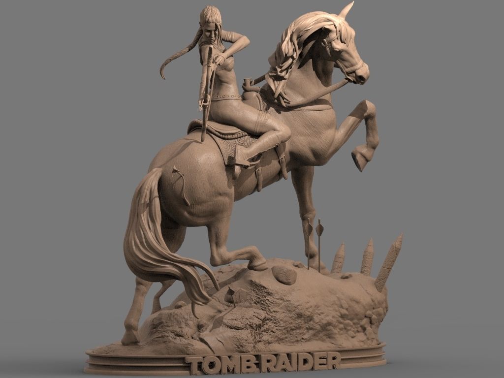 Lara Croft NSFW 3D Print 3D print model_1