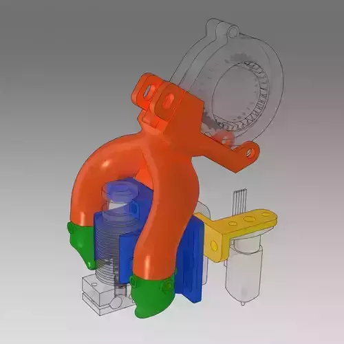 E3D V6 HOTEND MOUNT 3D print model