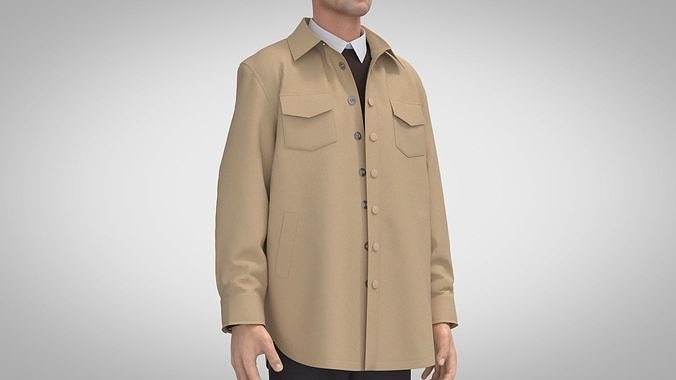 Shirt Coat 3D model