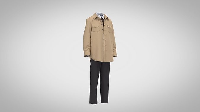 Shirt Coat 3D model