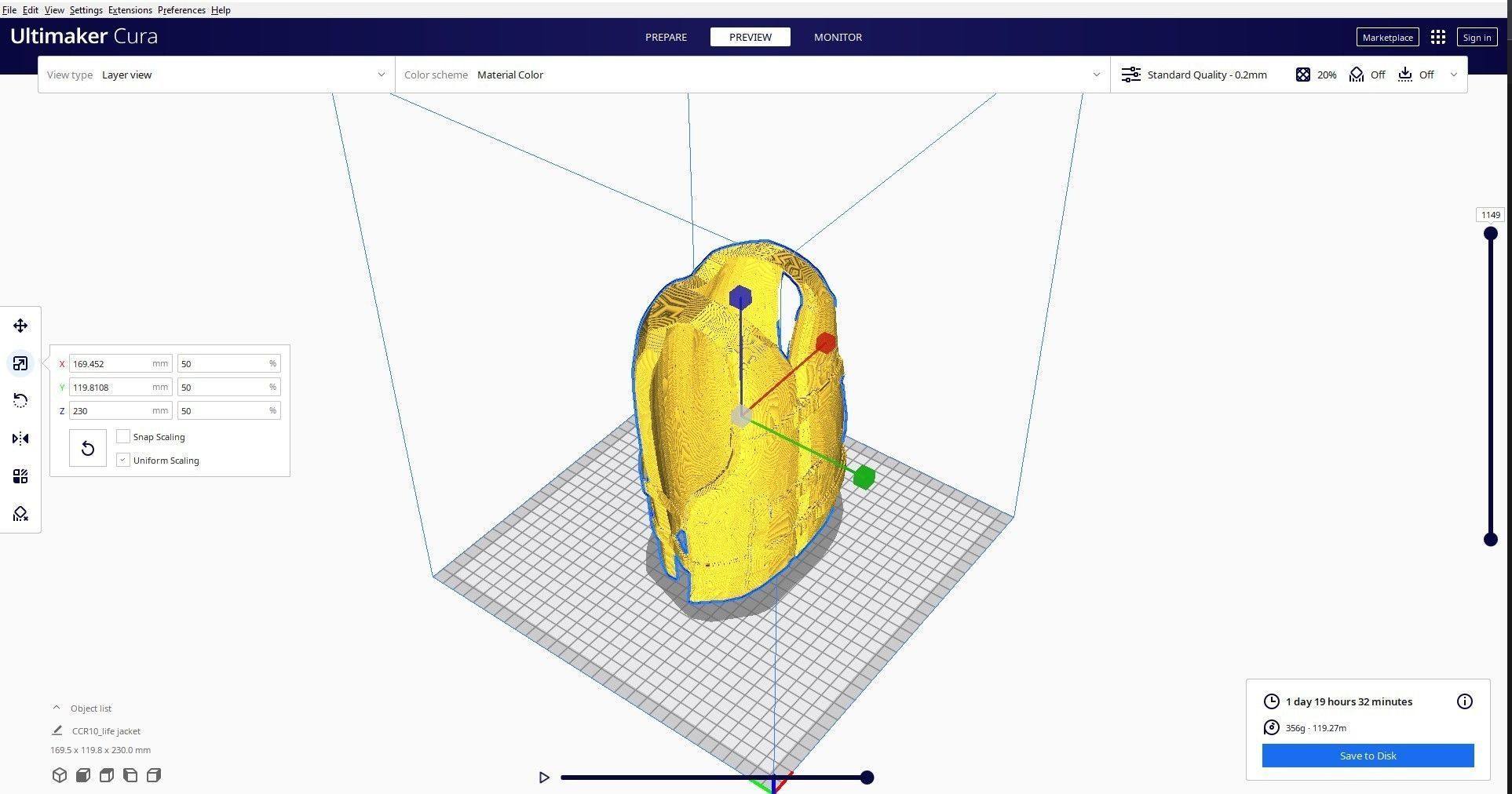 Life Jacket 3d printed 3D print model_5