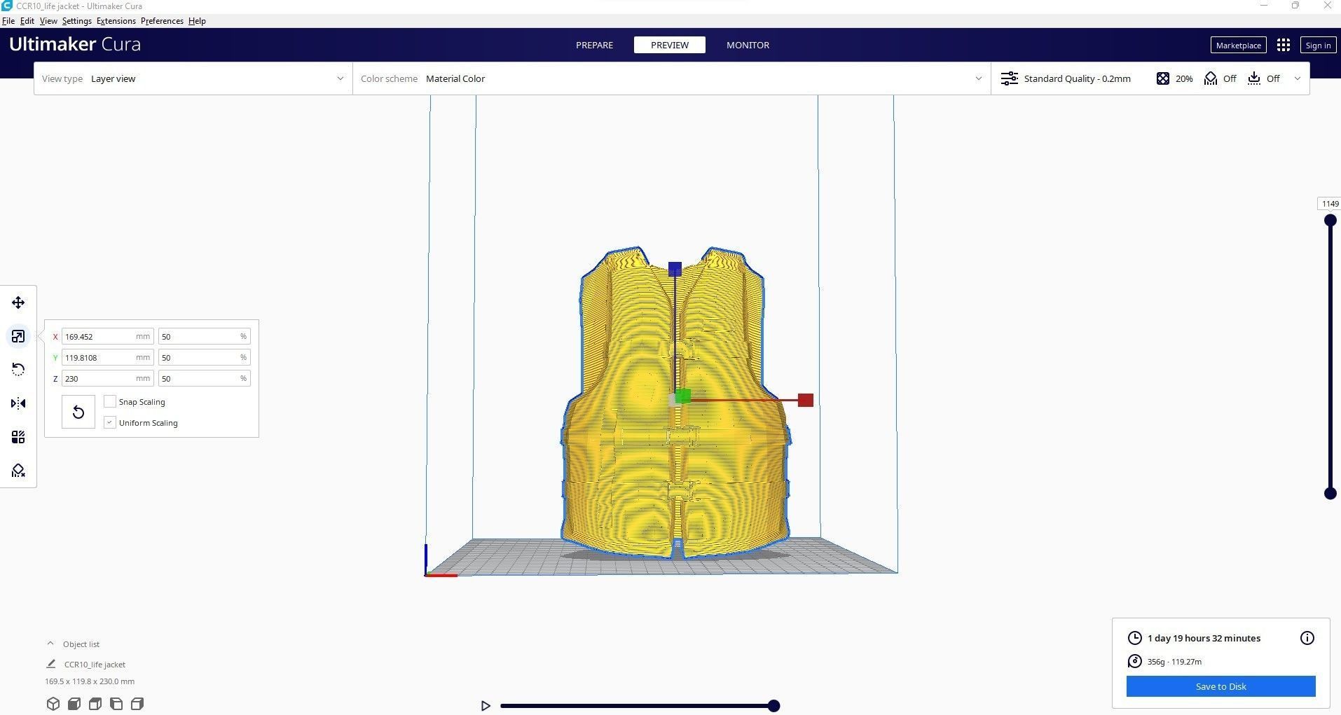 Life Jacket 3d printed 3D print model_4