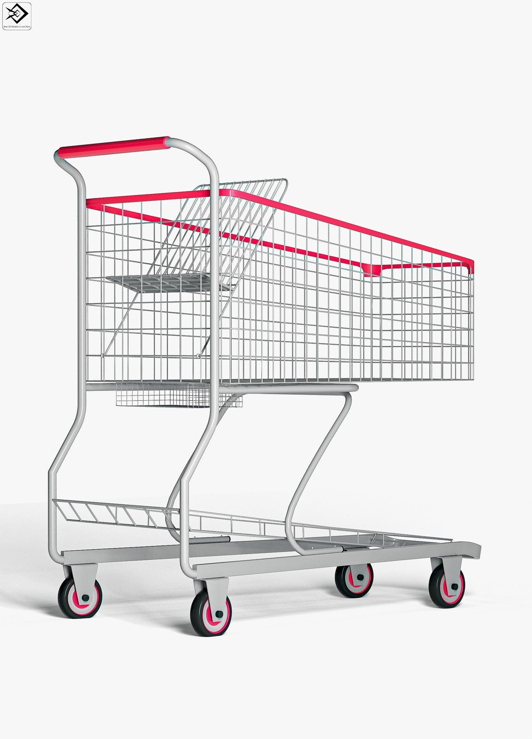 Shopping Cart 3D model_2
