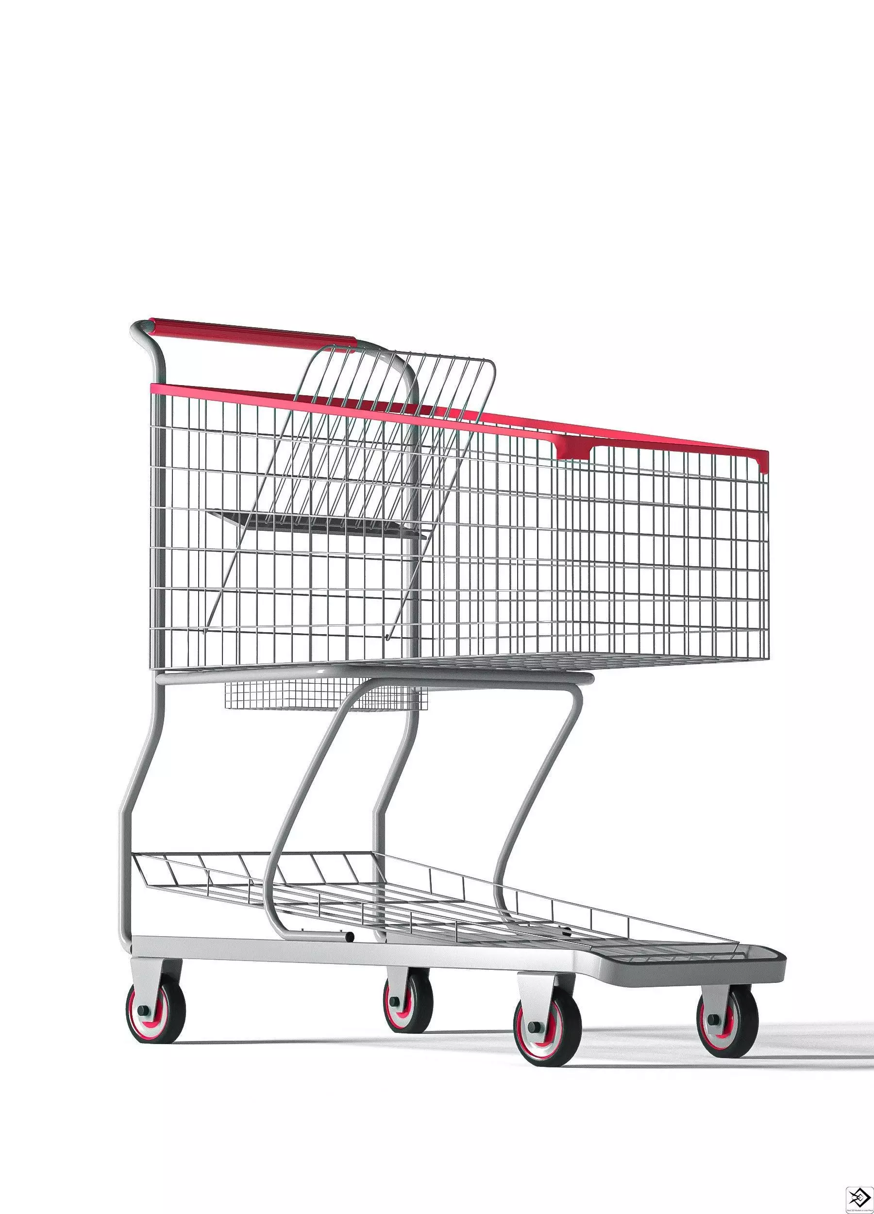Shopping Cart 3D model_0