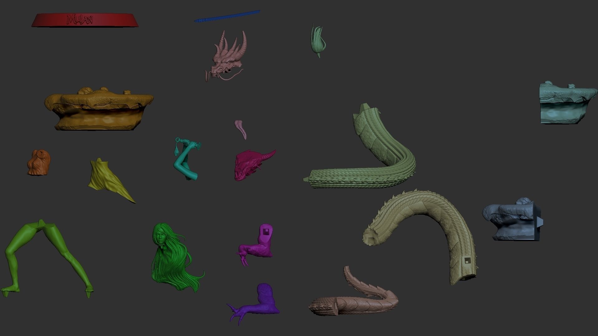 Mulan NSFW 3D Print 3D print model_9