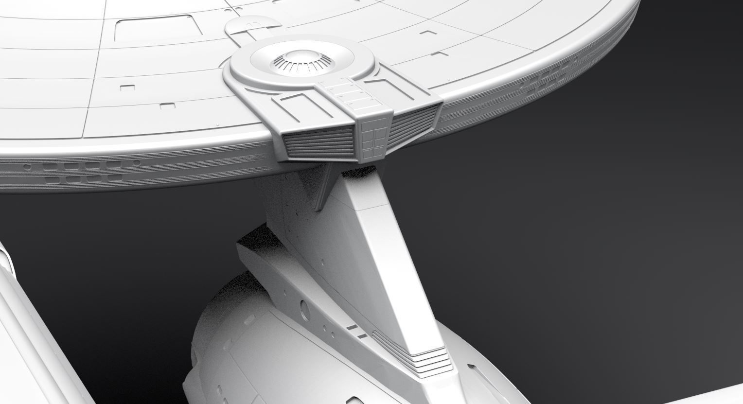 Refit Enterprise Scale model 3D print model_6