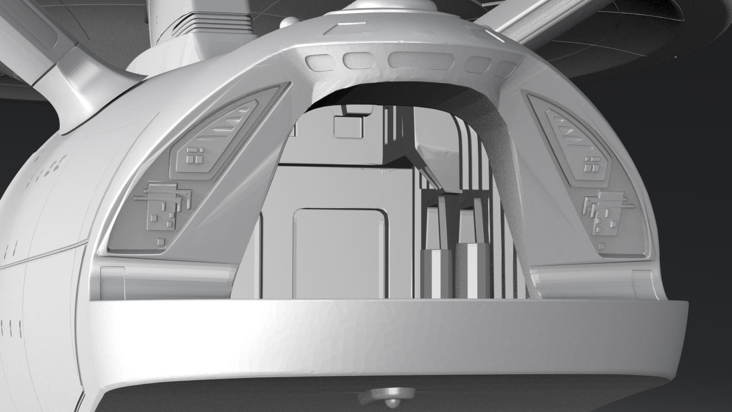 Refit Enterprise Scale model 3D print model_8