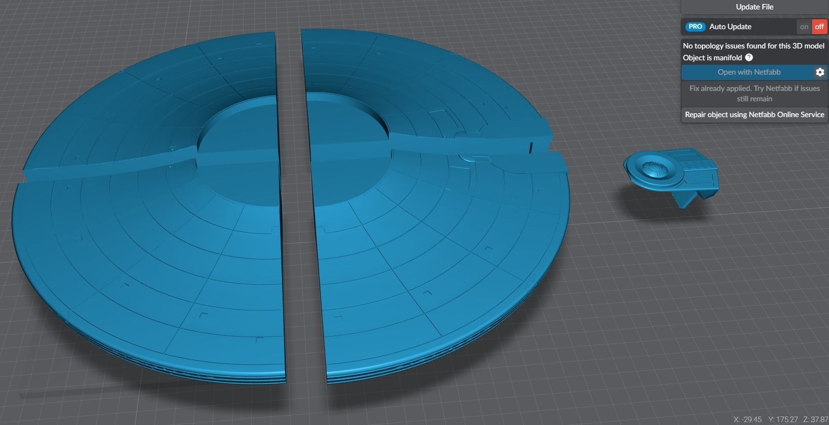 Refit Enterprise Scale model 3D print model_10