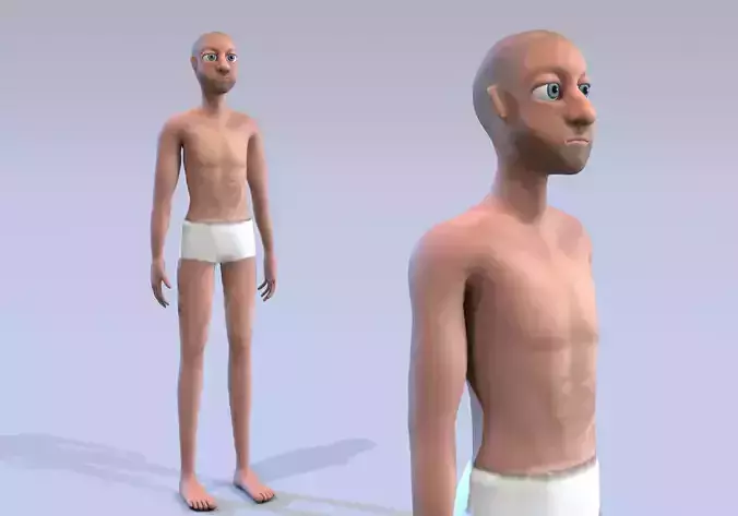 Cartoon Male body basic