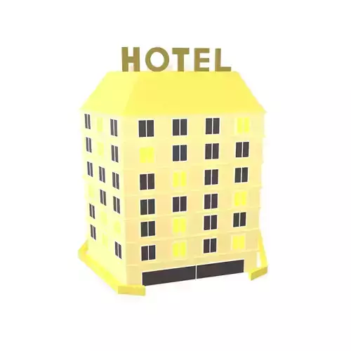 Low Poly Hotel v1 003