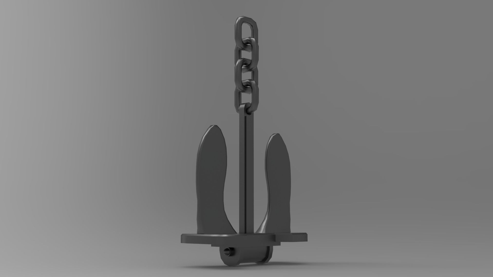 Anchor A 3D print model_3