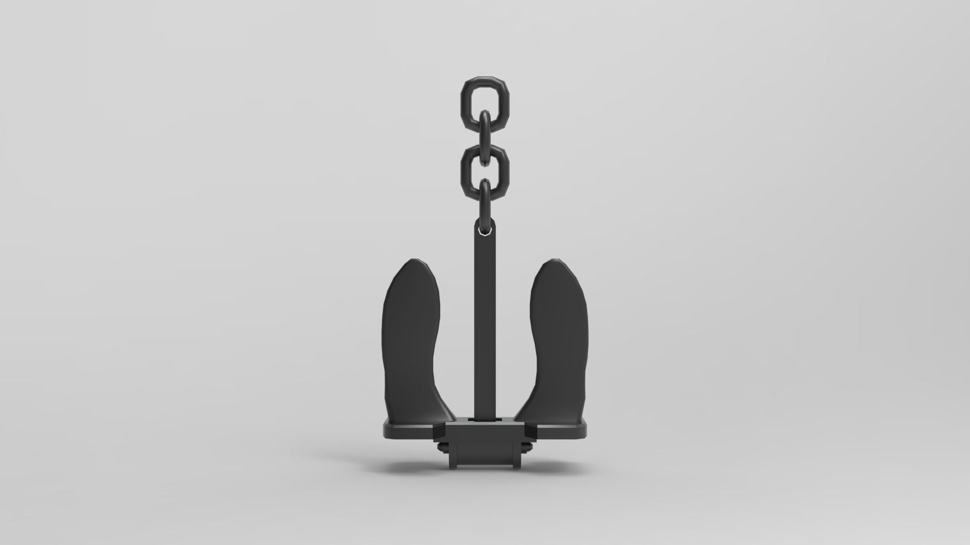 Anchor A 3D print model_1