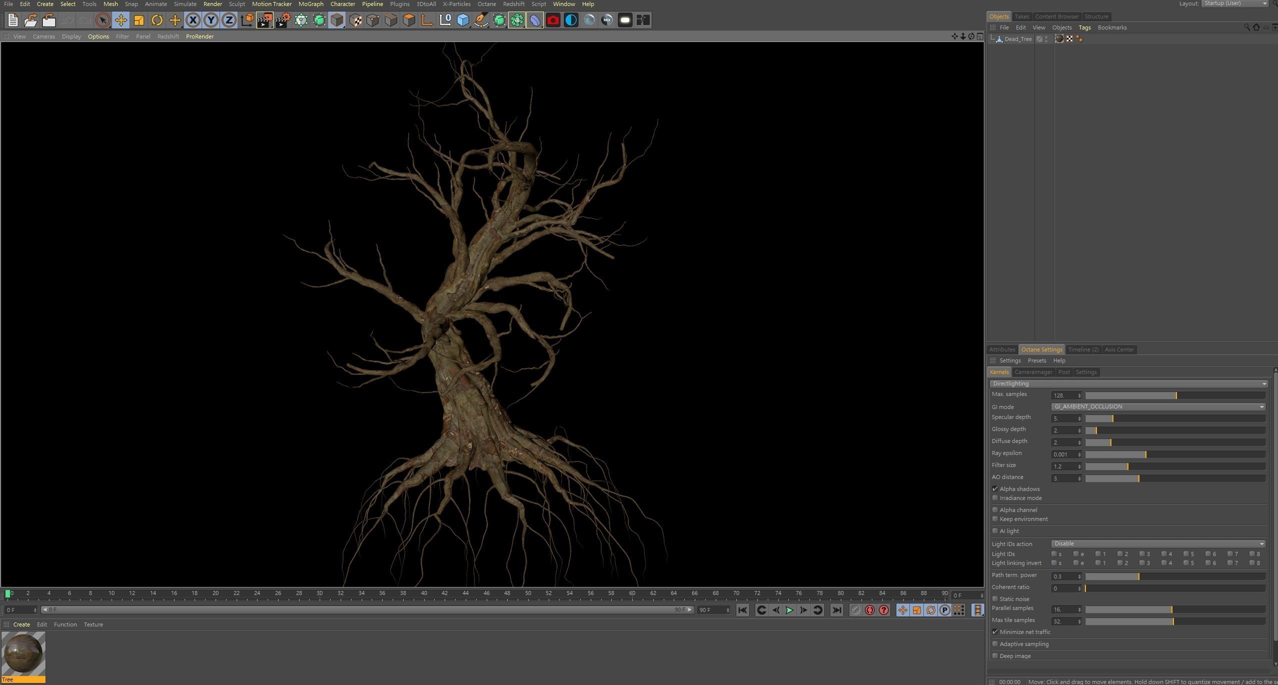 Dead Tree 3D model_11