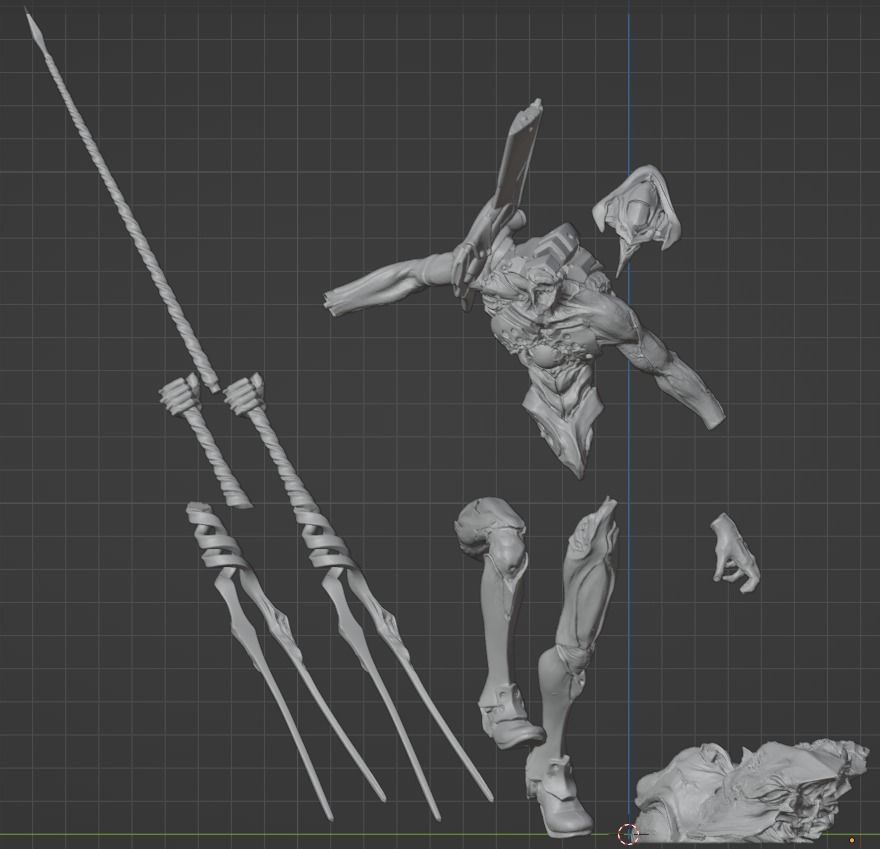 Eva 01 berserk mode 3d print 3D print model_1